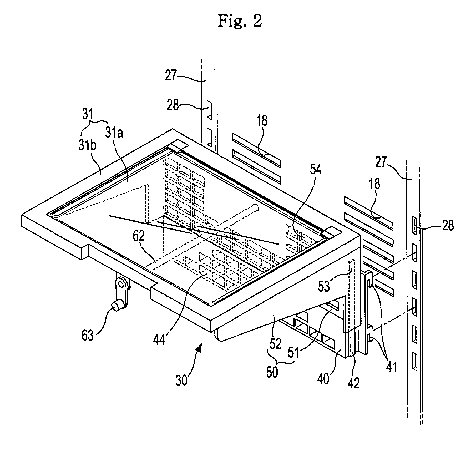 Variable shelf assembly and refrigerator having the same