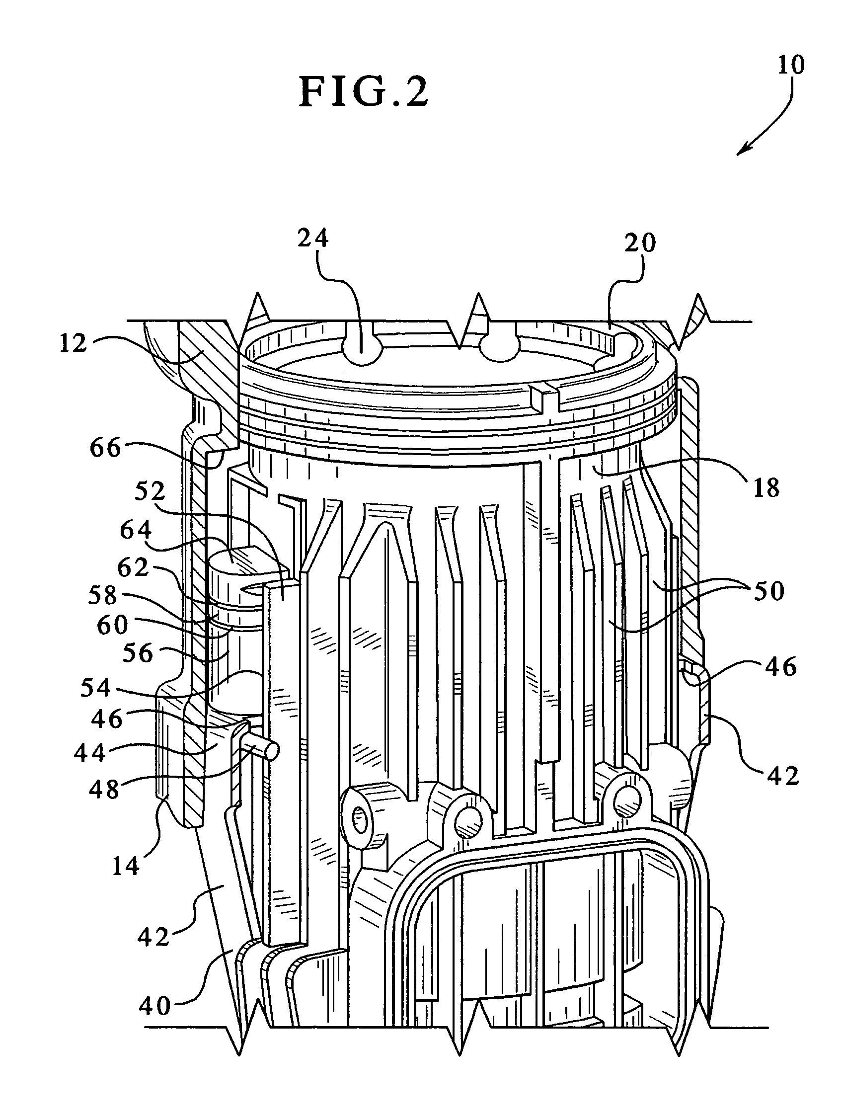 Shock-absorbing system for fastener driving tools