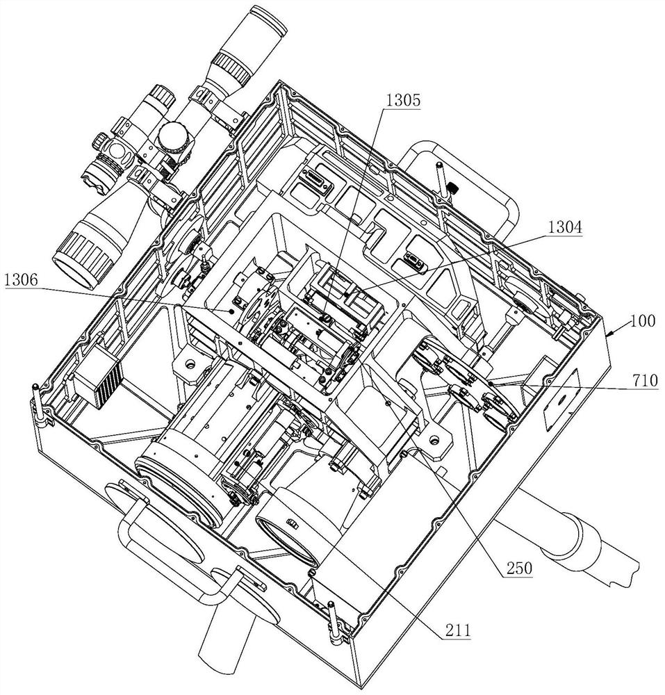 Laser and infrared multiband receiving optical system and multifunctional ground illuminator