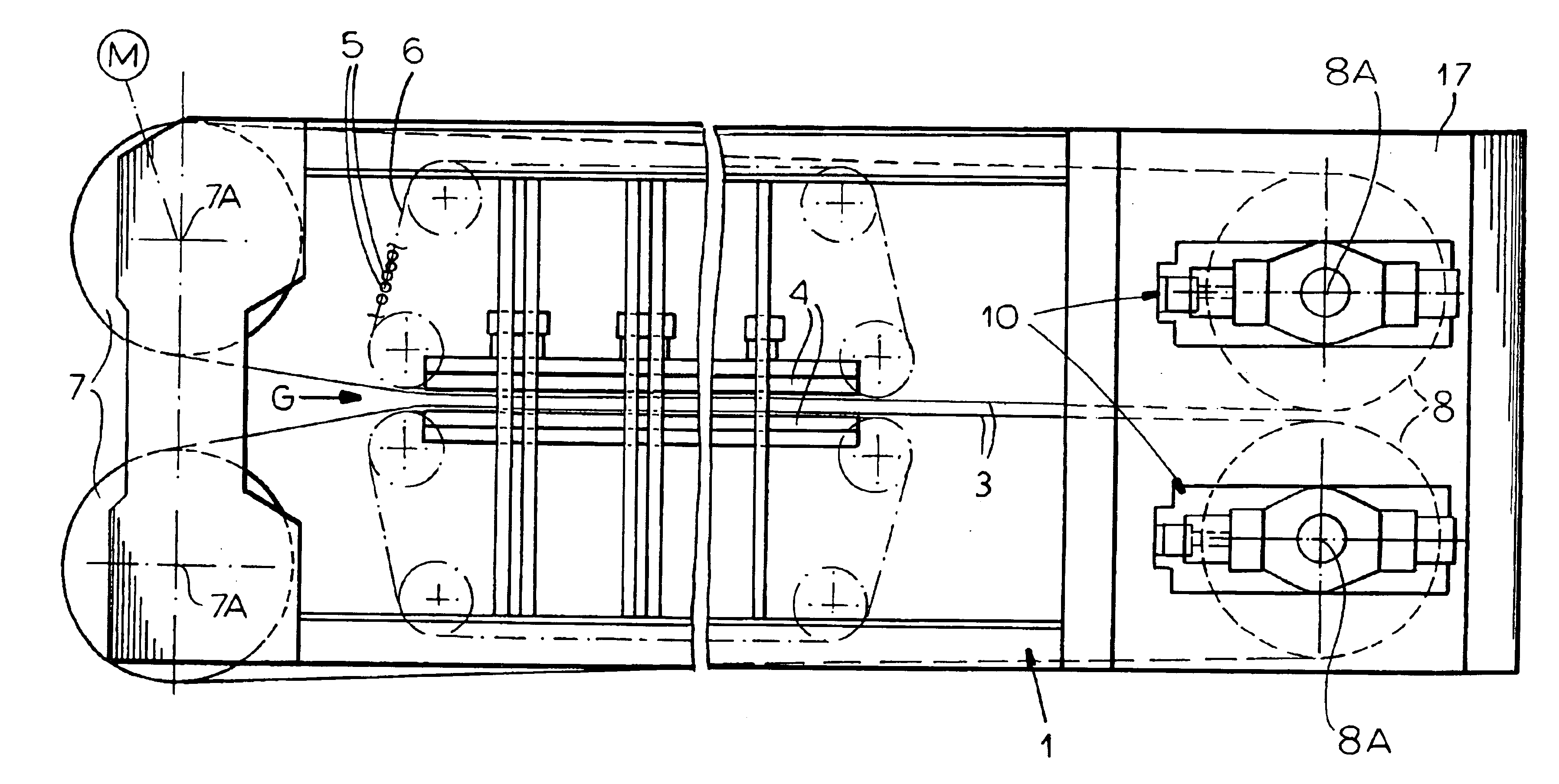 Belt-type particleboard press