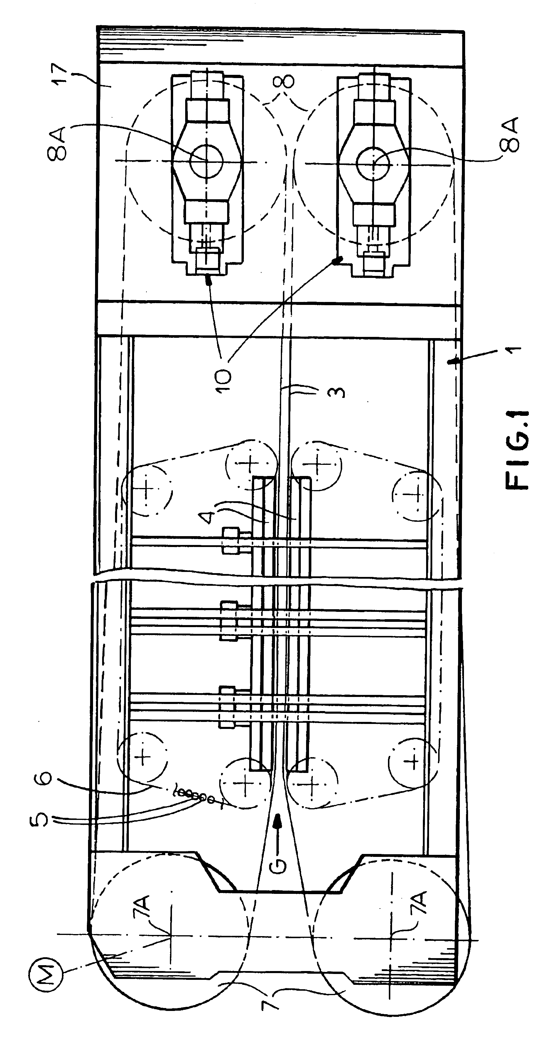 Belt-type particleboard press