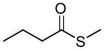 Volatile compound methyl thiobutyrate and application thereof