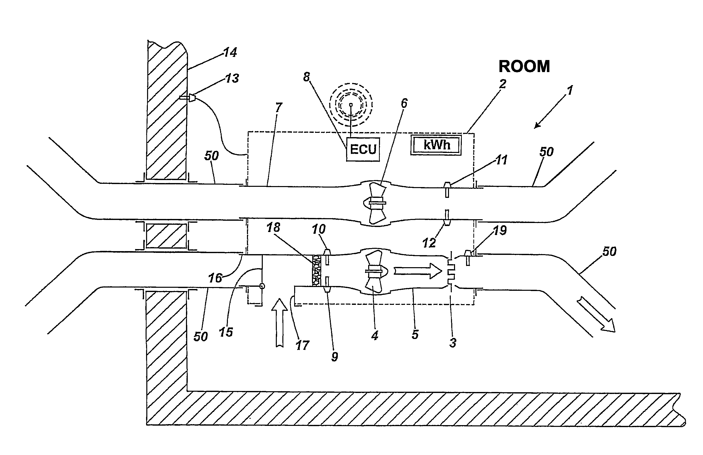 Drying of water damaged buildings