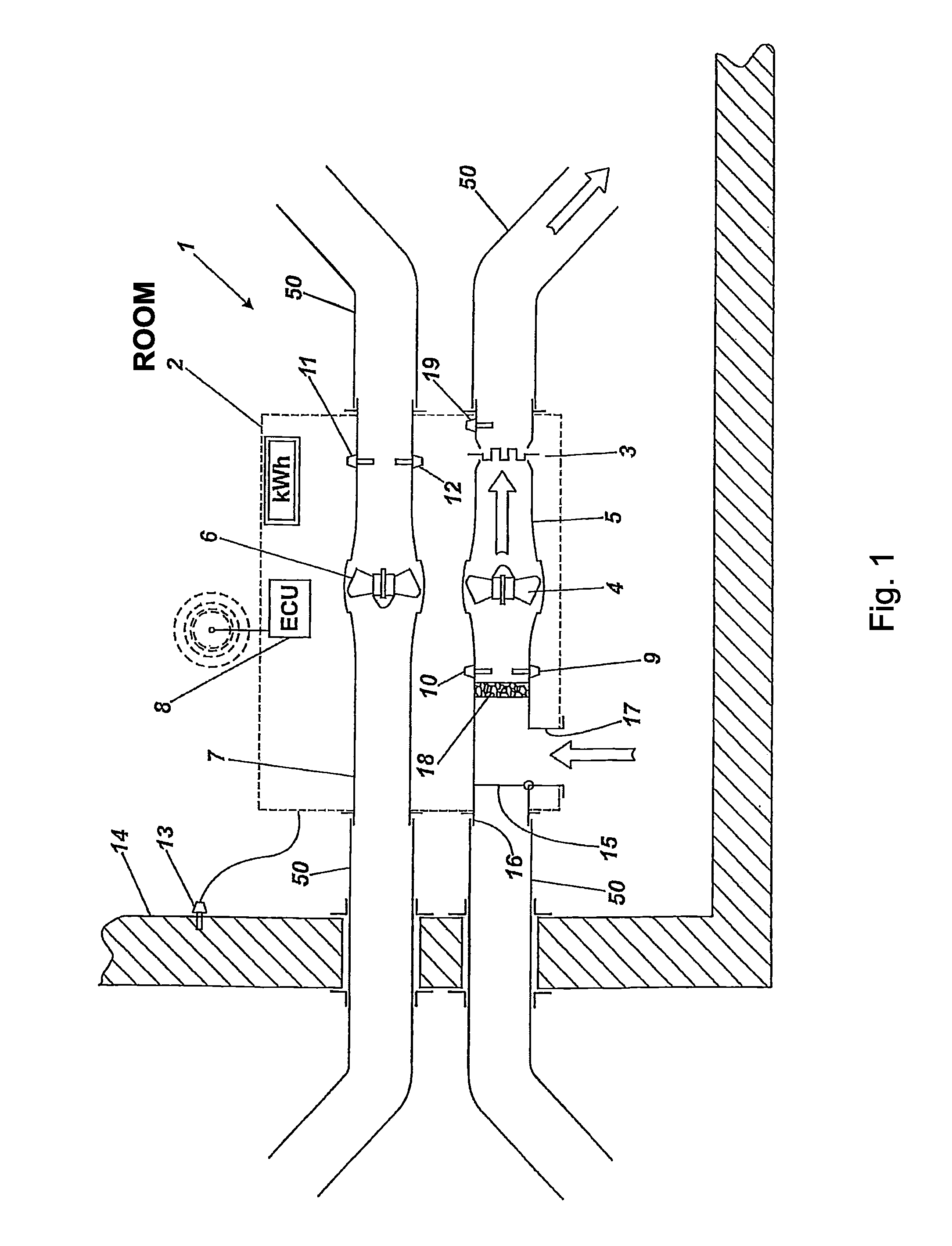 Drying of water damaged buildings