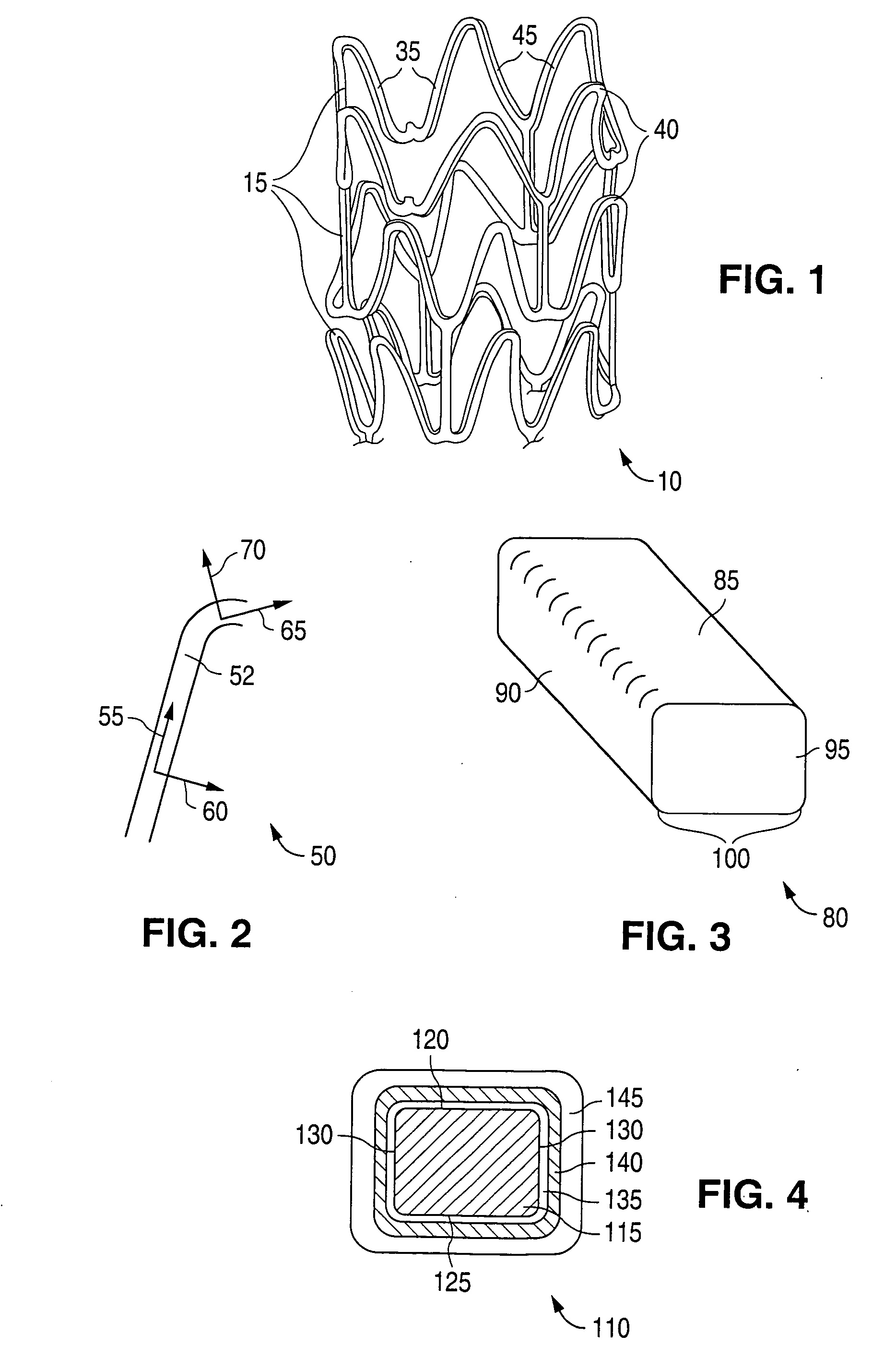 Abluminal, multilayer coating constructs for drug-delivery stents