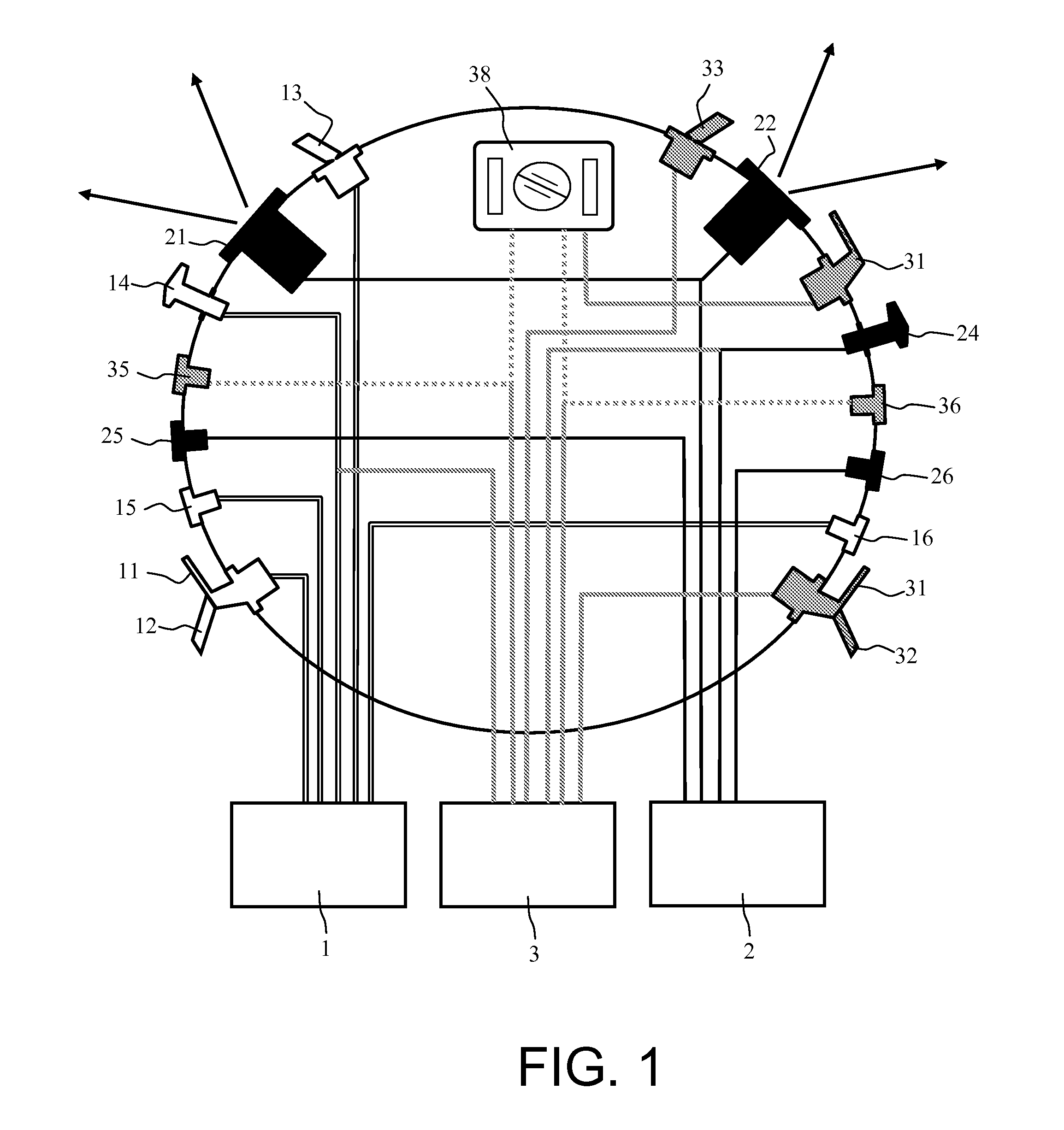 Optical anemometric probe with two measurement axes