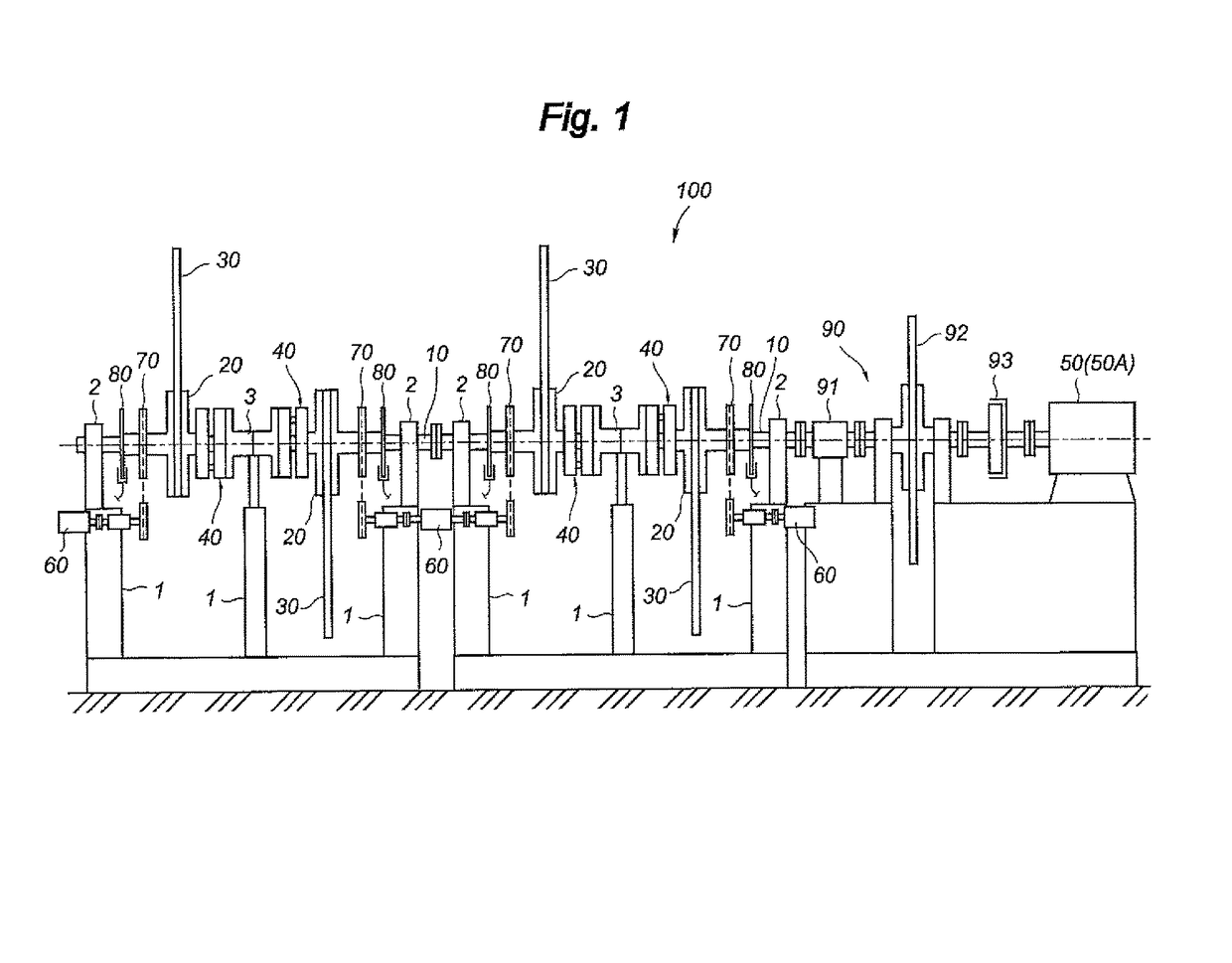 Rotation device and power supply system