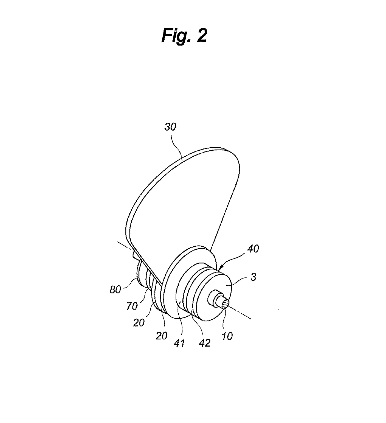 Rotation device and power supply system