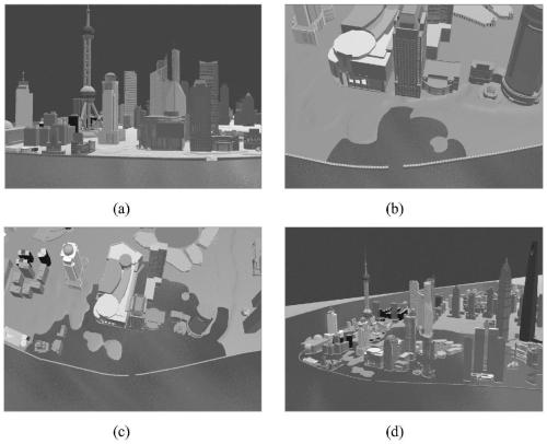 Large-scale flood scene simulation early warning interaction method based on two-dimensional hydrodynamics and early warning interaction system