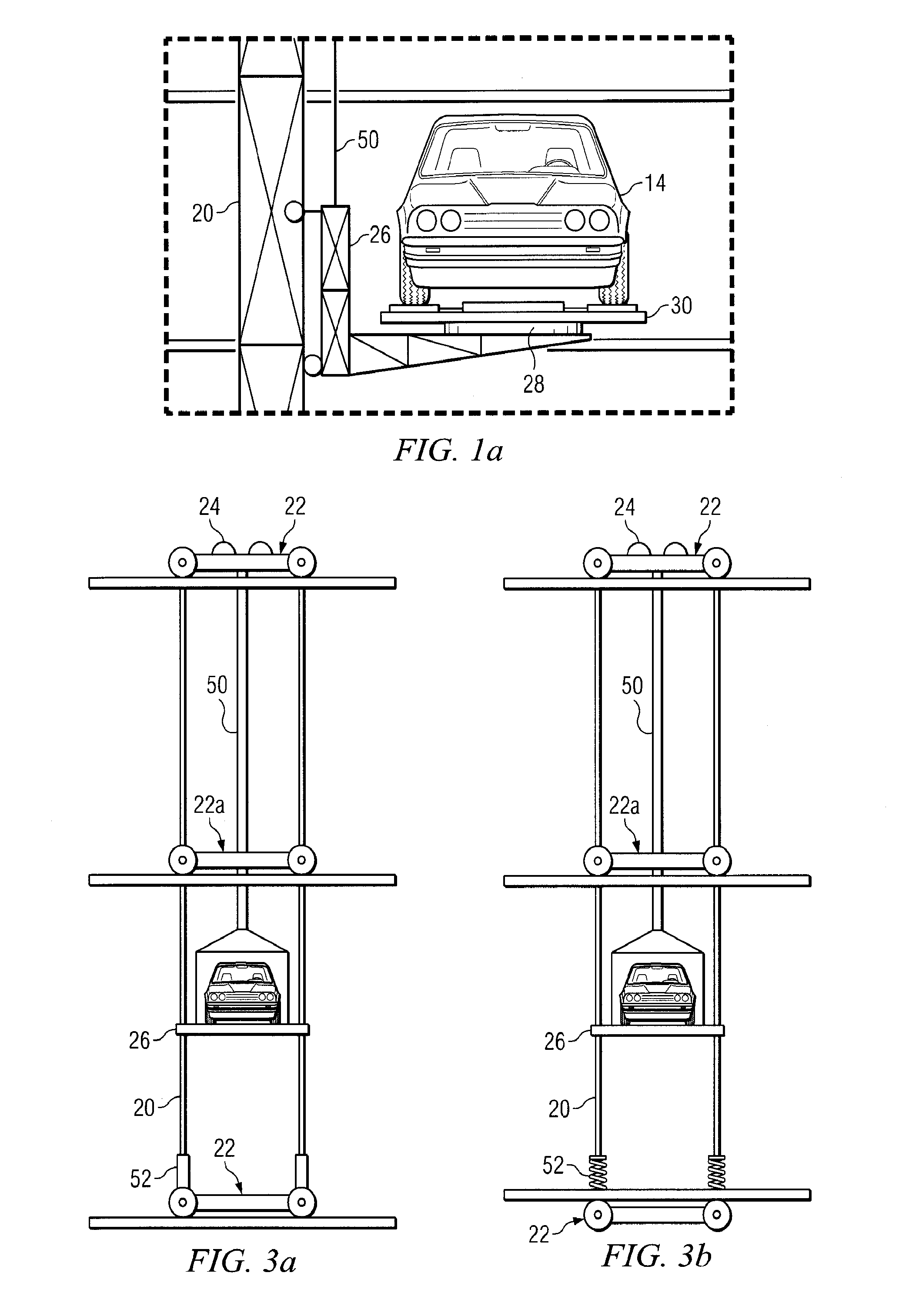 Automatic parking structure