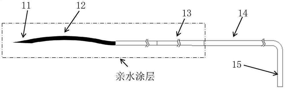 Guide wire needle and micro catheter system