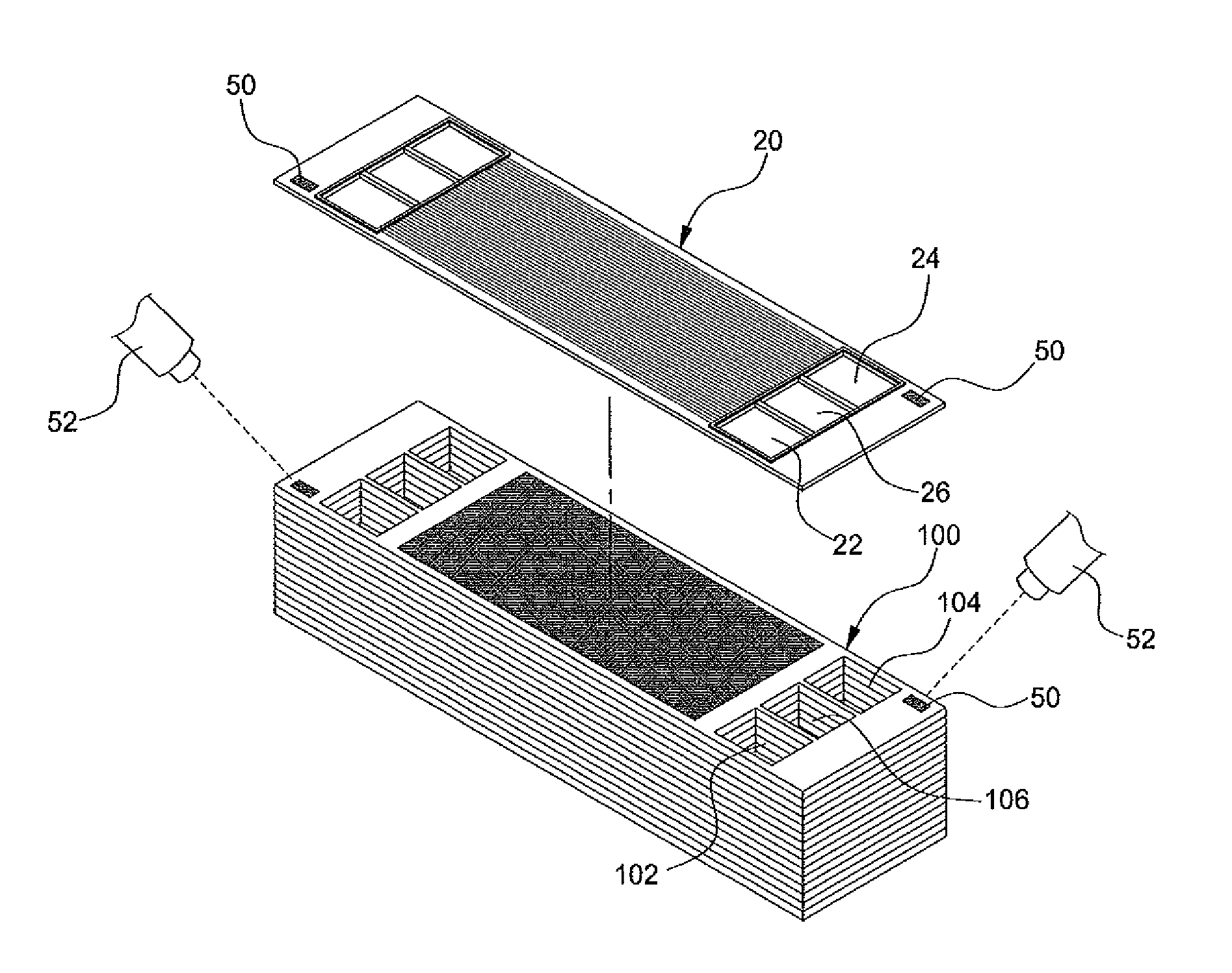 Device and method for stacking fuel cell stack