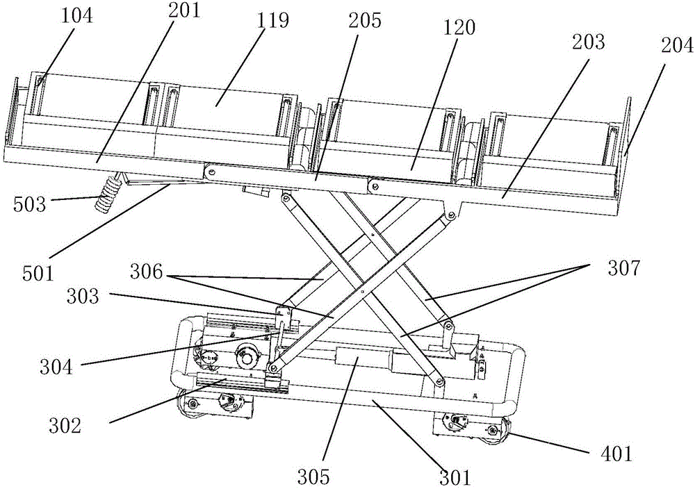 Sitting and lying dual-purpose patient transfer machine