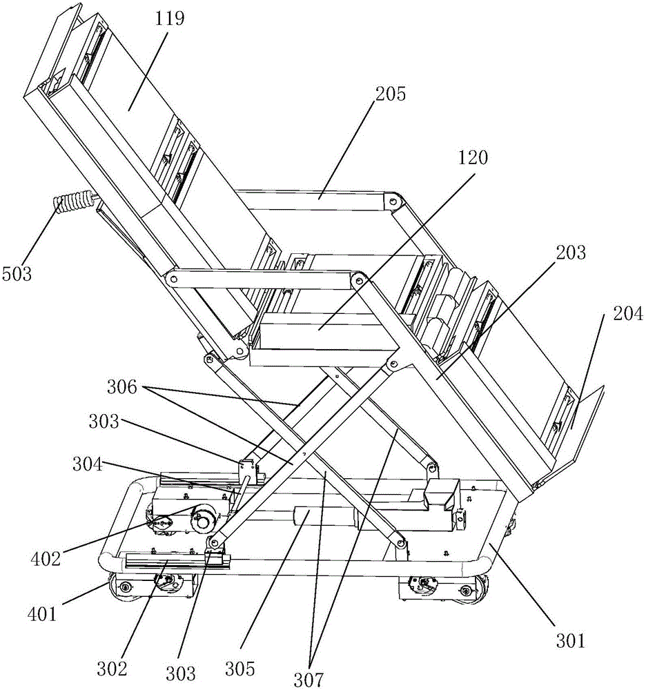 Sitting and lying dual-purpose patient transfer machine