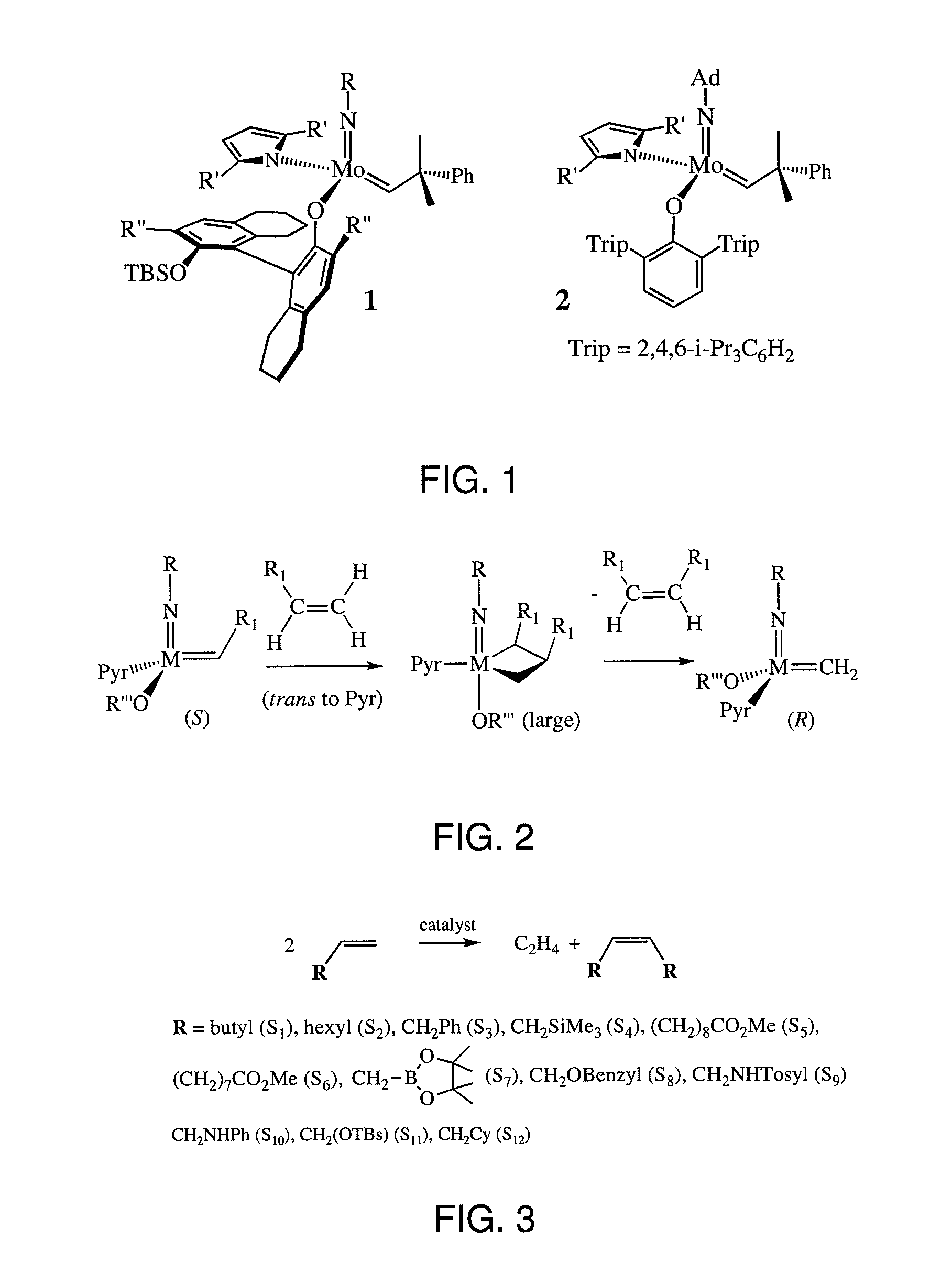 Highly z-selective olefins metathesis