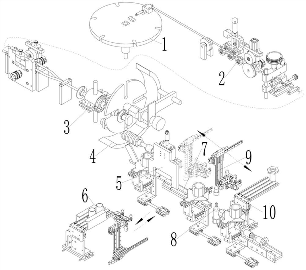 Intelligent spring production equipment and process