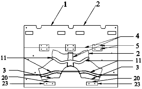 Composite splicable mold for shoes and use method of mold