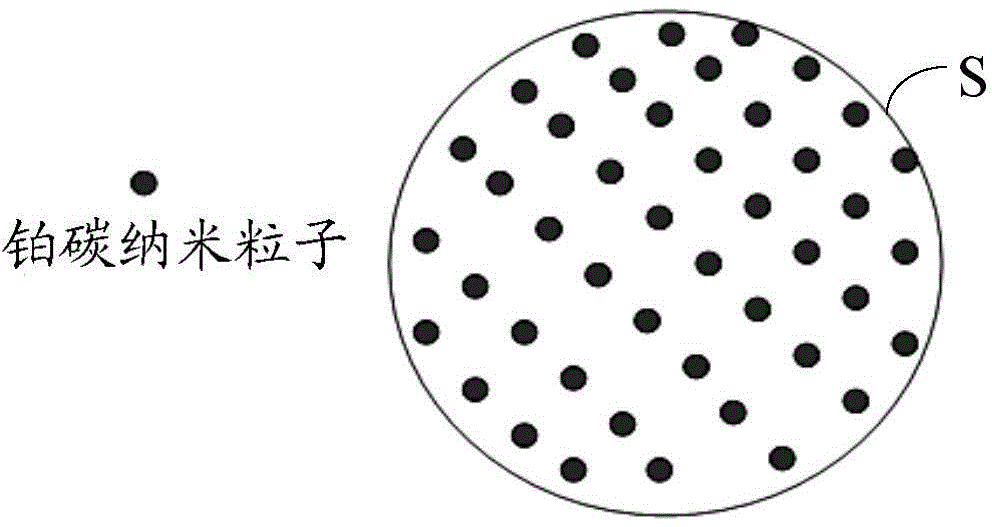 Fuel cell, platinum-carbon catalyst and preparation method of platinum-carbon catalyst