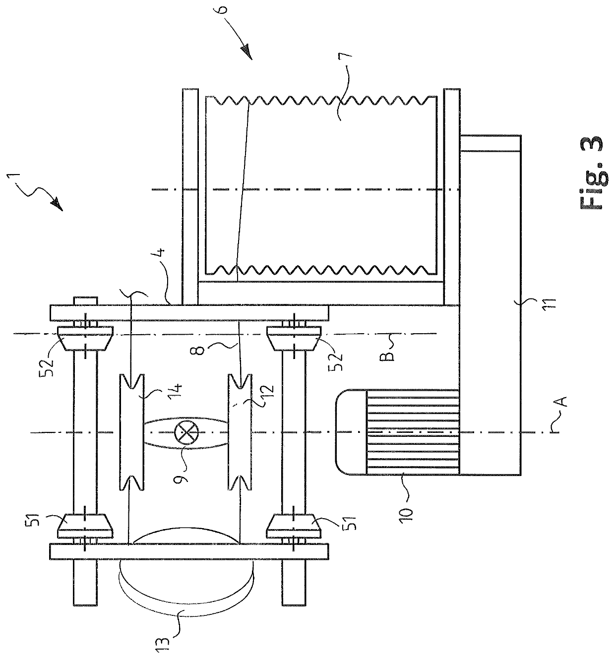 Low-construction trolley for wire rope hoist