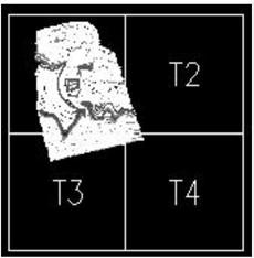 Framing model and framing method for large-scale digital topographic map