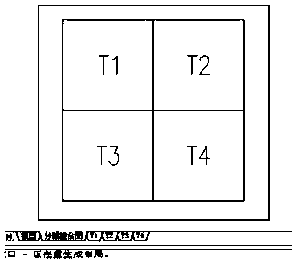 Framing model and framing method for large-scale digital topographic map