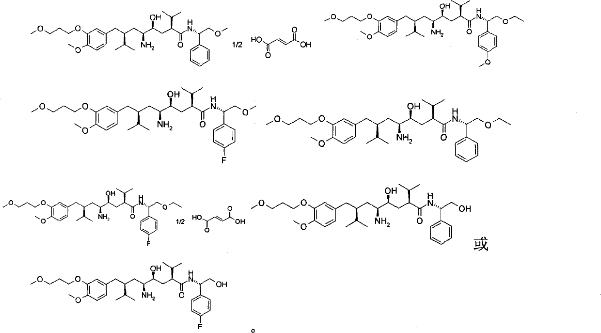 5-amino-4-hydroxy-7-benzyl-8-methylnonanamide derivative, preparation method thereof and application thereof in medicines