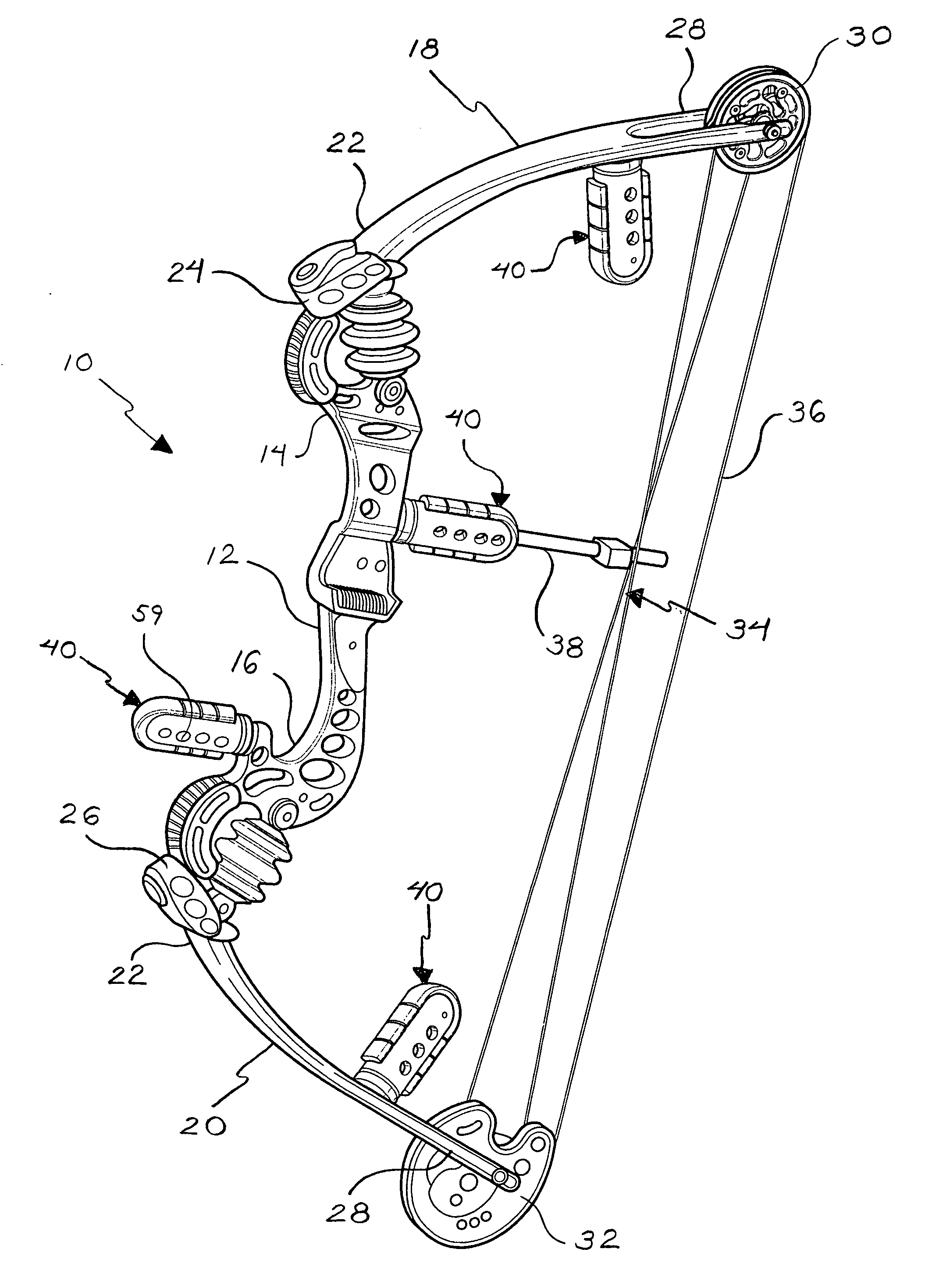 Tuning fork damper for archery products