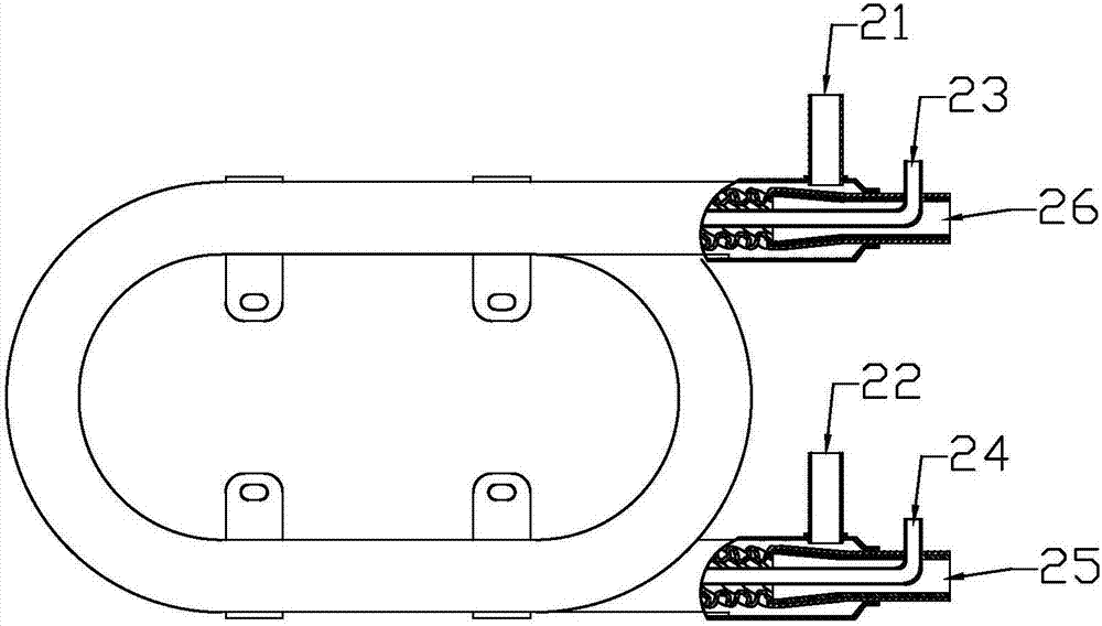 Carbon dioxide air source heat pump system capable of avoiding compressor liquid return impact