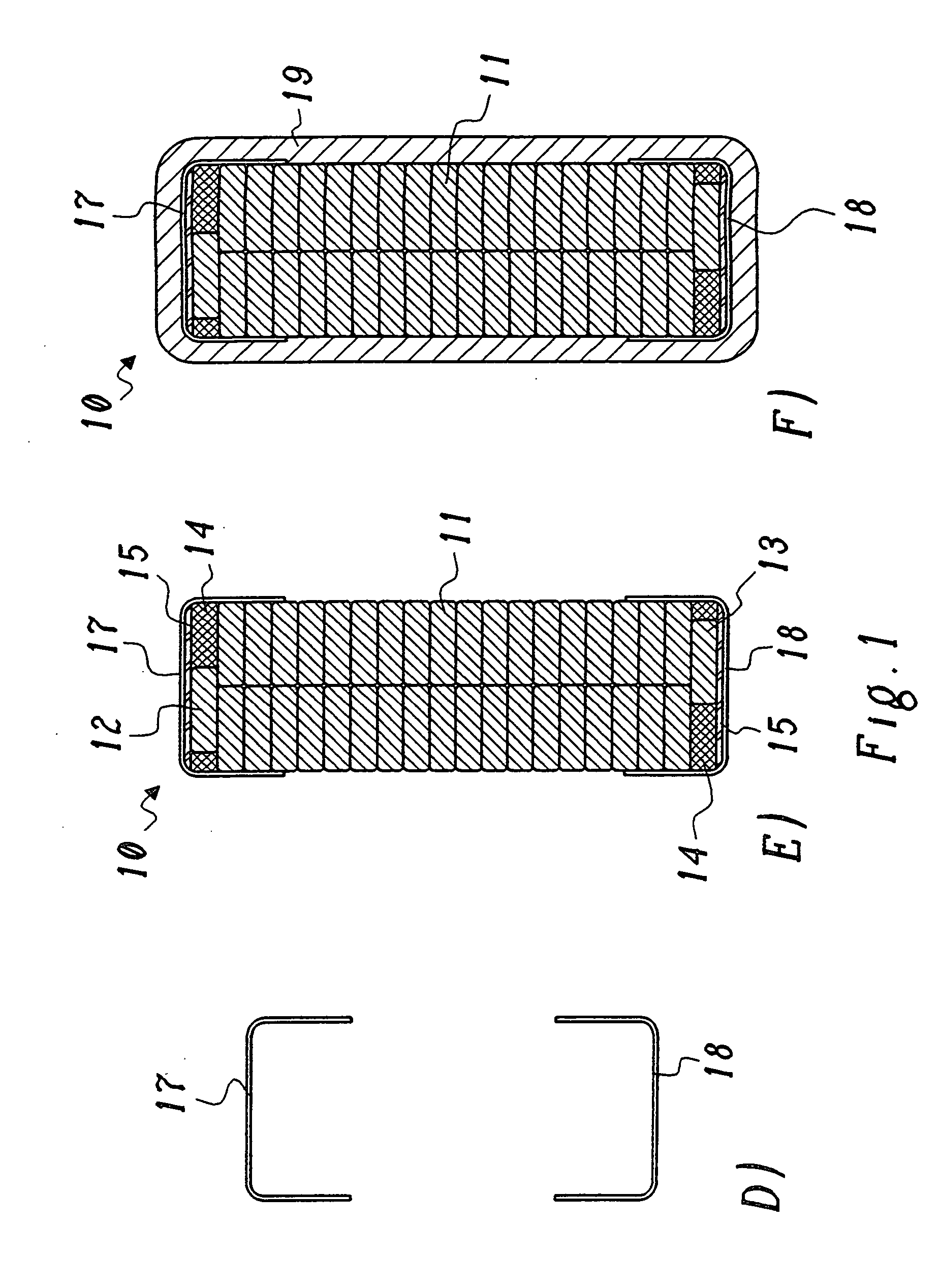 Roebel bar for an electrical machine and method for producing such a roebel bar