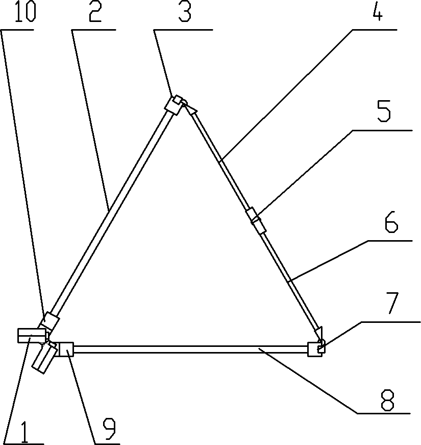 Space foldable mechanism derived from five-revolute-pair units