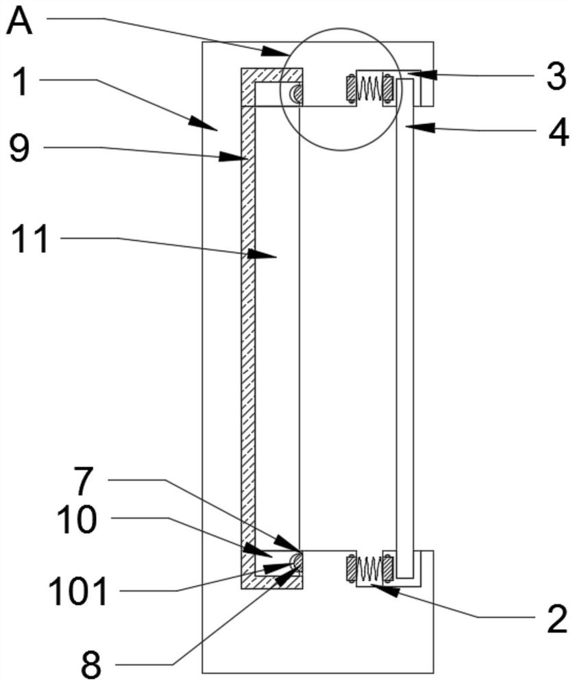 Compression-resistant buffering device for LED display screen protection cover