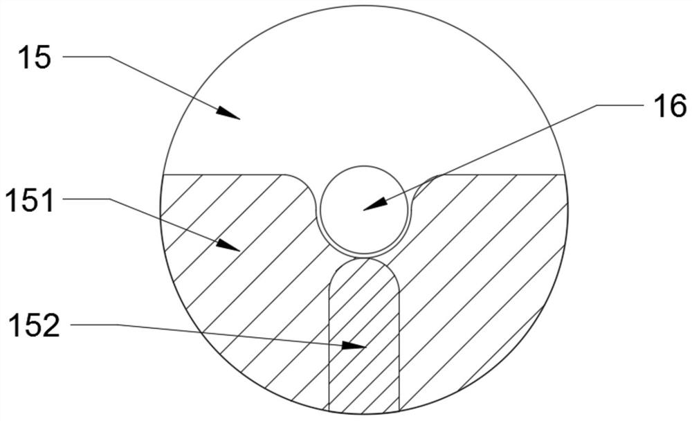 Compression-resistant buffering device for LED display screen protection cover