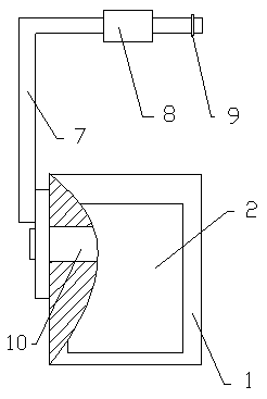 A metallized film capacitor sealing device