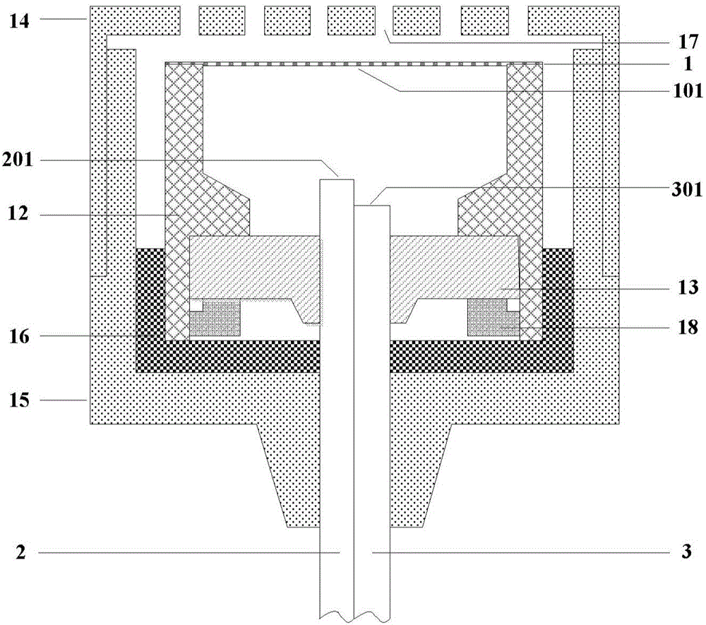 Double FP-cavity optical fiber acoustic sensing probe and sensing system thereof