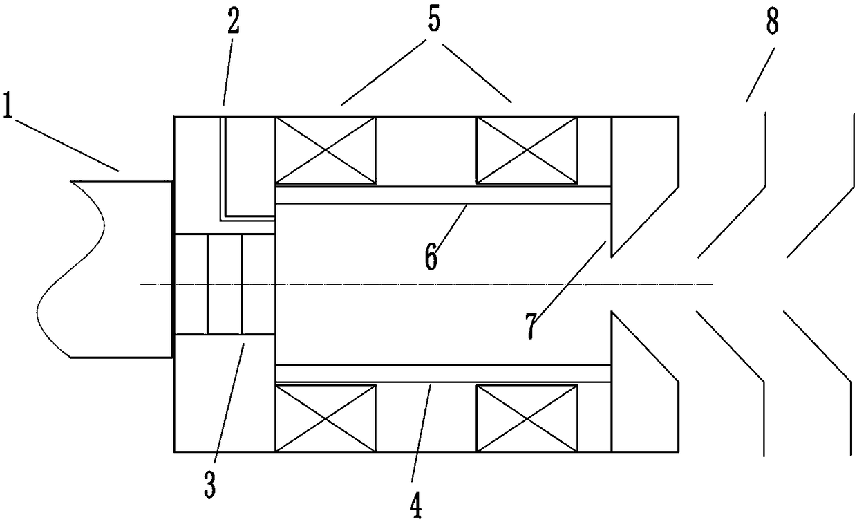 A system and method for increasing the ratio of hydrogen molecular ions in an ECR ion source