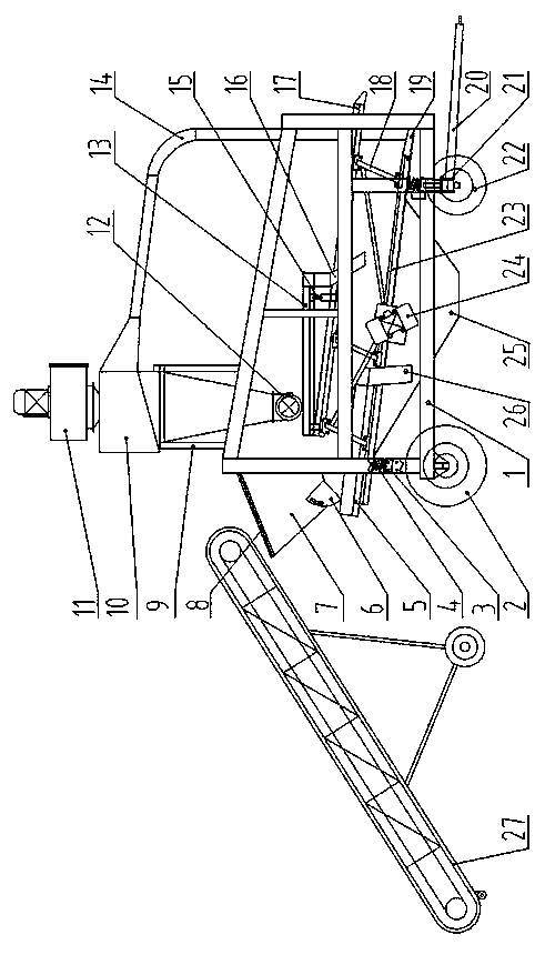 Sunflower pollen separating machine