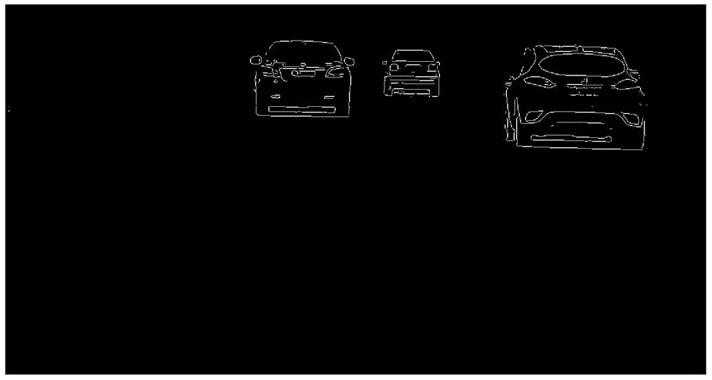 Expressway front vehicle detection method