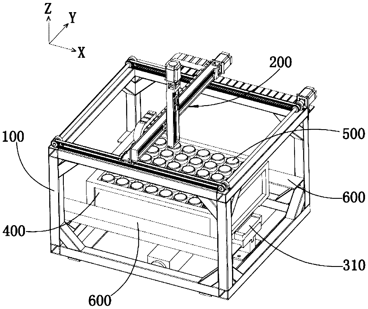 Sorting device and sorting equipment