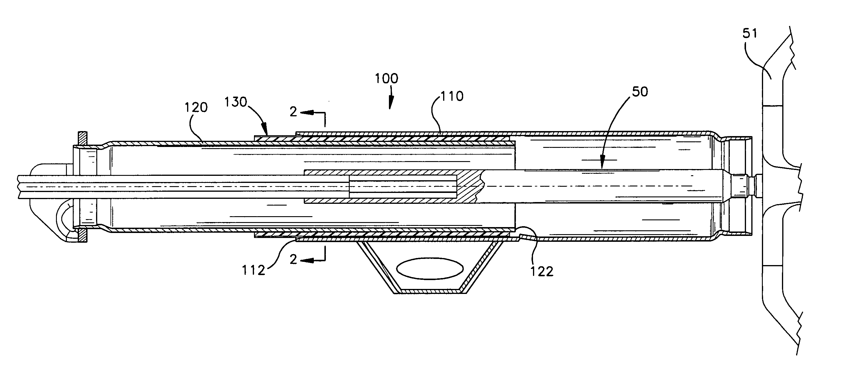 Axially adjustable steering column assembly with flexible bearing sleeve