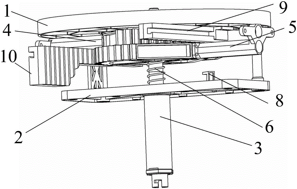 Unmanned aerial vehicle wing changing mechanism with two wings capable of changing sweepback angles synchronously and coaxially in same plane