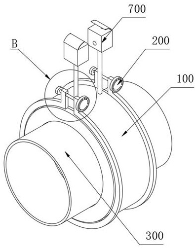 Anti-frost-crack intelligent pipeline connecting equipment for large smart city industrial buildings