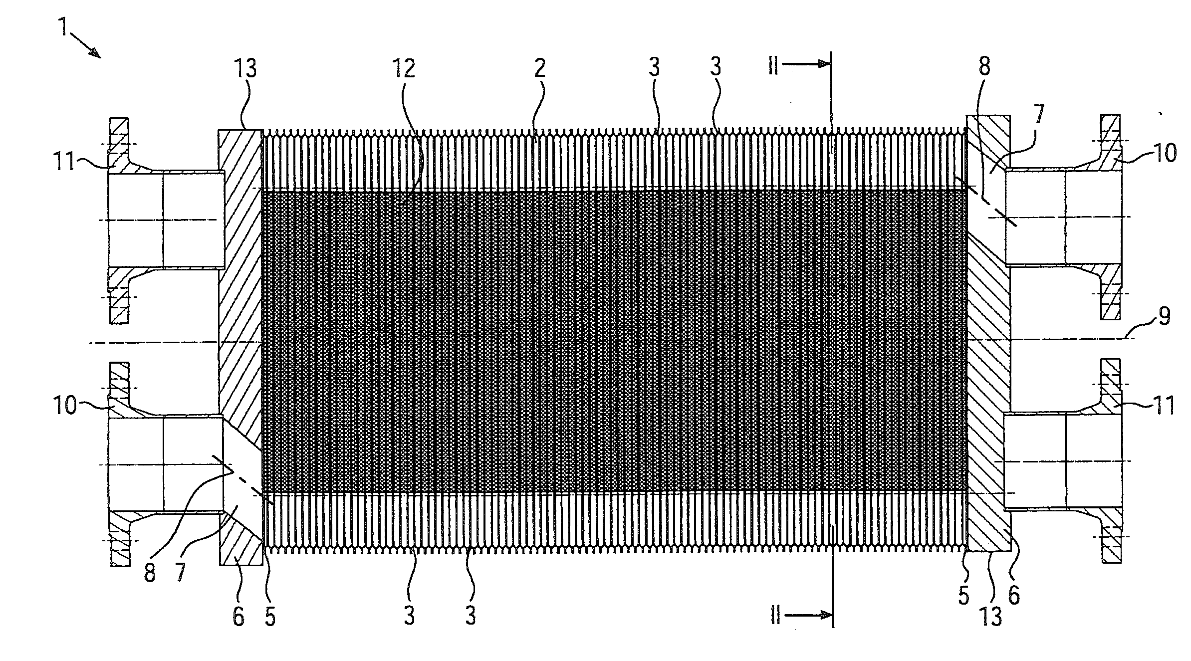 Conversion set for a tube bundle heat exchanger