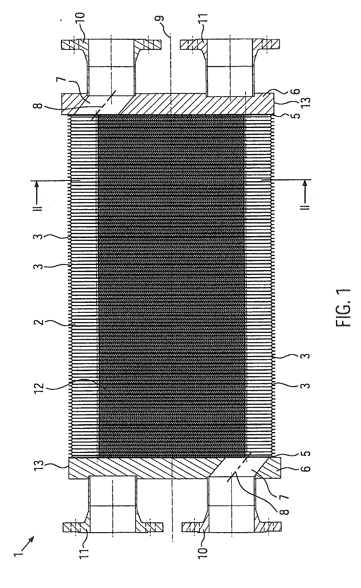 Conversion set for a tube bundle heat exchanger