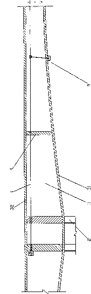 External transverse tension prestressing force device for regulating and controlling large-span continuous steel bridge post deflection