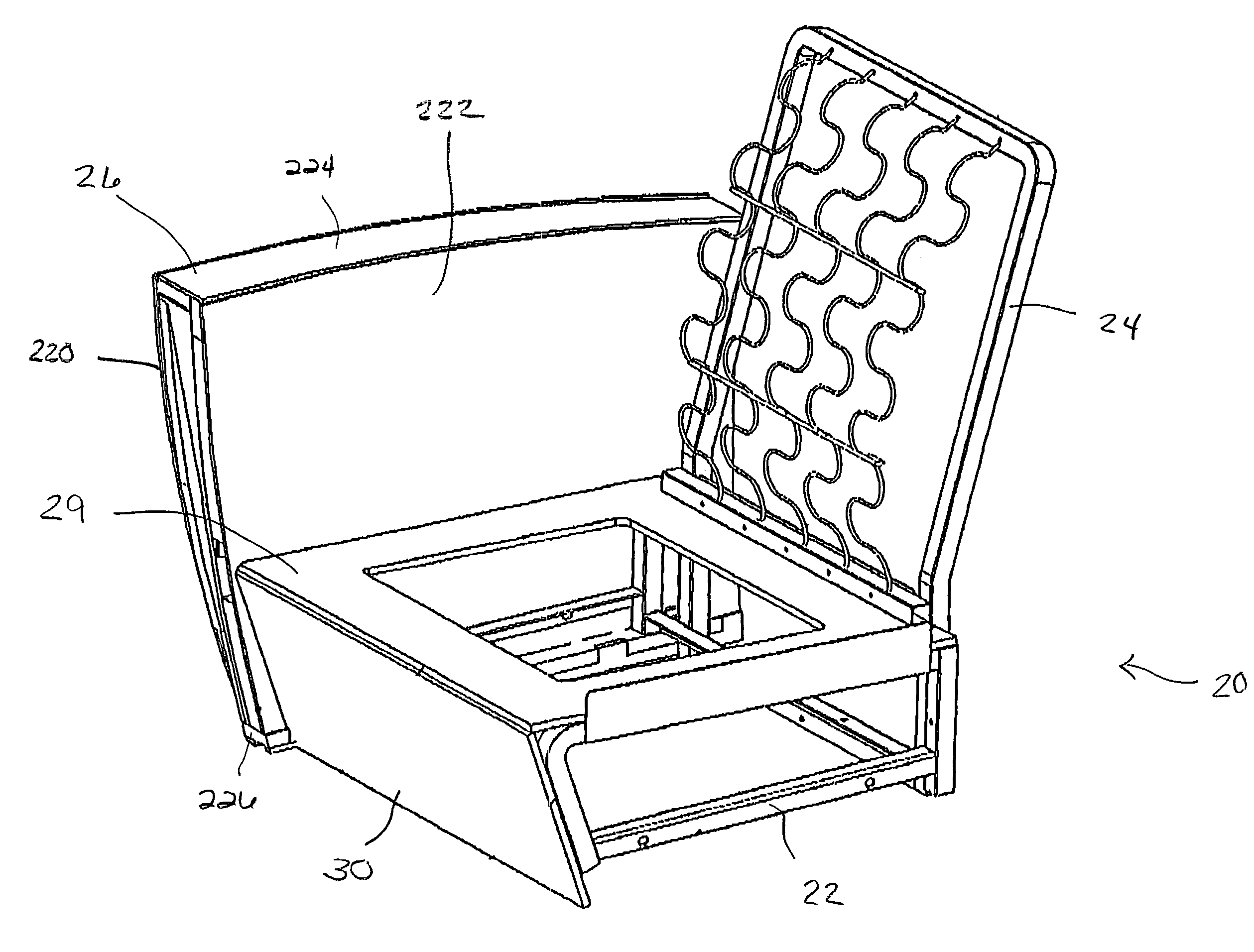 Modular furniture system