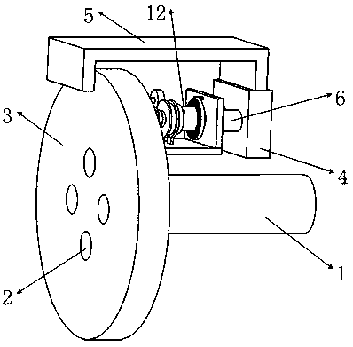 Brake mechanism for automobile