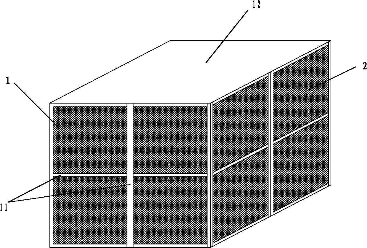 Box-type dust collecting device