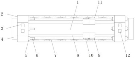 A device for conveniently finding the cutting position of a pipe