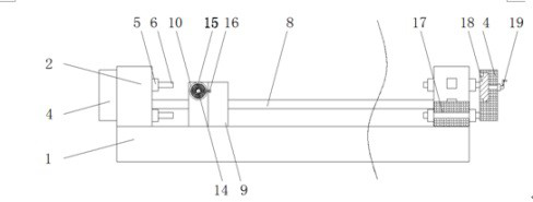 A device for conveniently finding the cutting position of a pipe