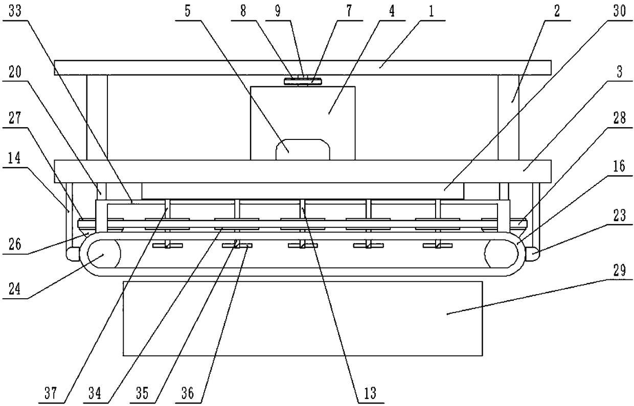 Method for spraying paint to boards